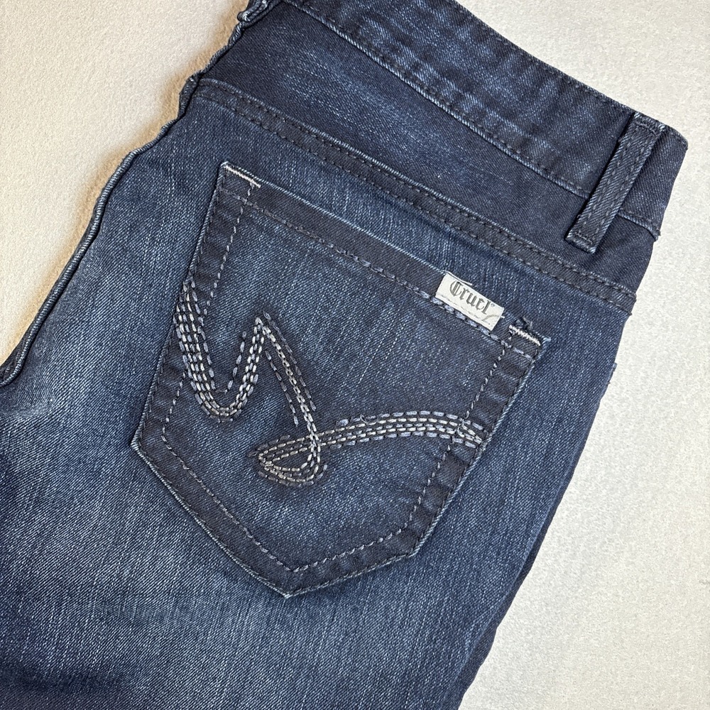 Cruel Girl Jeans 30/9R (32x33) Blue Bootcut Relaxed Fit Western‎ Rodeo Denim EUC